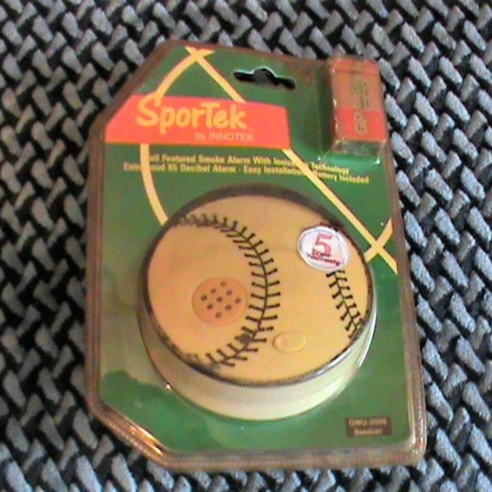 SporTek baseball style smoke alarm